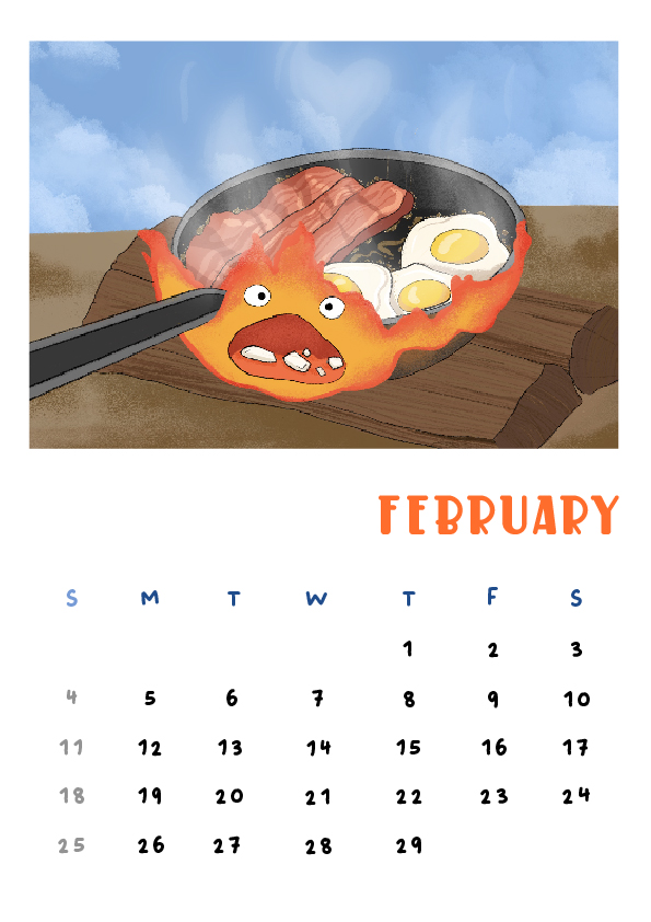 February: Howl's Moving Castle
